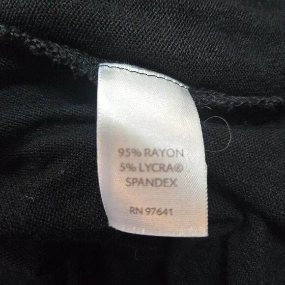 J. Jill Open Cardigan Waterfall Black Size XL - Picture 5 of 7